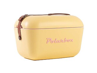 POLARBOX 12l s hnědým páskem, žlutá