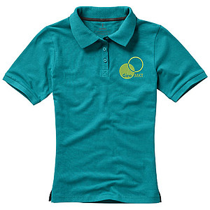 Polokošile ELEVATE CALGARY LADIES POLO, tmavě tyrkysová, S