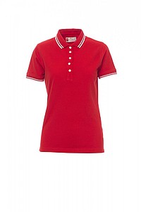 Polokošile PAYPER SKIPPER LADY červená/bílá XXL