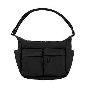 Polstrovaná crossbody taška KENTO URBAN RCS z recyklovanéh, černá