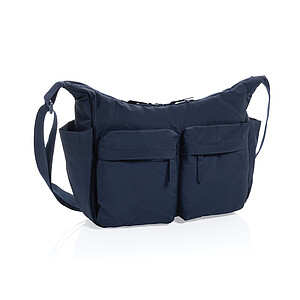 Polstrovaná crossbody taška KENTO URBAN RCS z recyklovanéh, námořní modrá