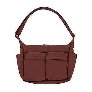 Polstrovaná crossbody taška KENTO URBAN RCS z recyklovanéh, vínová