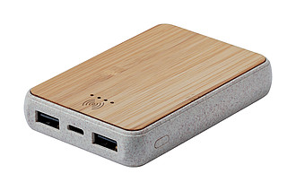 Powerbank 5000mAh z bambusu a pšeničného plastu