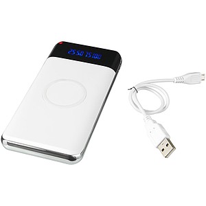 Powerbanka 10 000 mAh s LED světlem, bílá