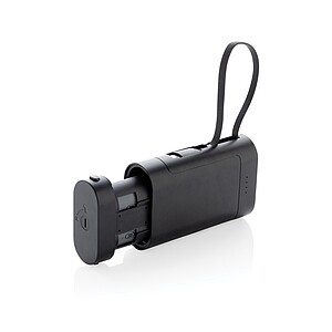 Powerbanka 10000 mAh s odnímateľnou batériou, čierna