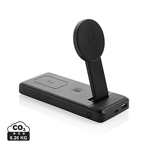 Powerbanka 10000mAh, 3 nabíjecí místa, recyklovaný plast