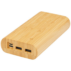 Powerbanka 20000mAh s bambusovým povrchem