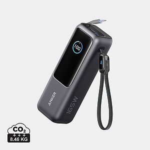 Powerbanka 25 000 mA 165 W s vysúvacím káblom, sivá