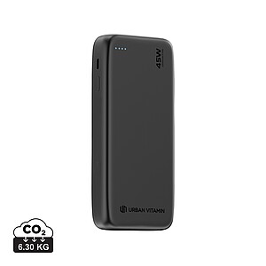 Powerbanka 45W Urban Vitamin 20 000mAh, čierna