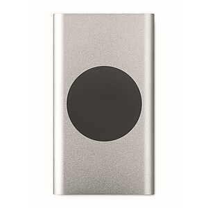 Powerbanka 5000mAh 15W, stříbrná