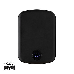 Powerbanka 5000mAh s magnetom a bezdrôtovým nabíjaním, čierna