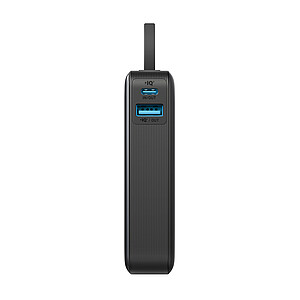 Powerbanka Anker Nano 30 W, s integrovaným kabelem USB-C, černá