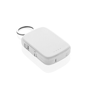 Powerbanka Nexo 2 000 mAh s integr. káblami z RCS, biela