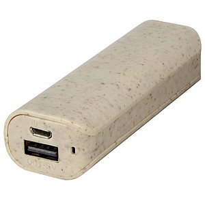 Powerbanka z pšeničné slámy 1200 mAh