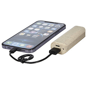 Powerbanka z pšeničné slámy 1200 mAh