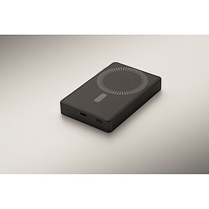 Powerbanka z recyklovaného hliníku 10.000 mAh, černá