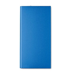 POWERDESK Hliníková powerbanka s kapacitou 8000 mAh, modrá