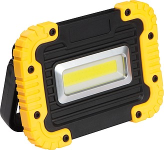 Pracovní COB lampa, žlutá