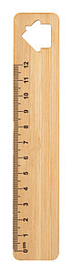 Pravítko 12cm, preglejka, motív domček