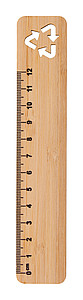 Pravítko 12cm, preglejka, motív recyklácia