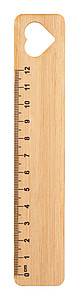 Pravítko 12cm, preglejka, motív srdce