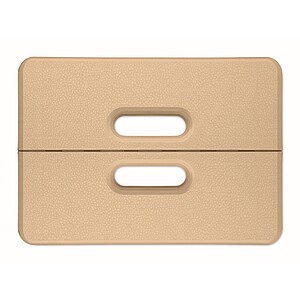 Přenosná skládací stolička, béžová