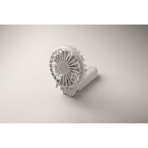 Přenosný skládací ventilátor, bílá