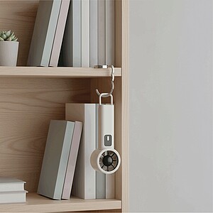 Přenosný ventilátor, béžová