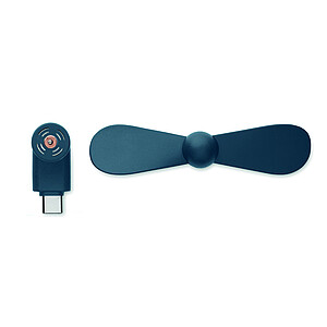 Přenosný ventilátor USB-C, námořní modrá