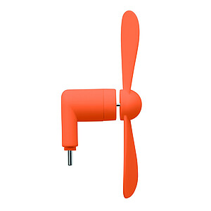 Přenosný ventilátor USB-C, oranžová