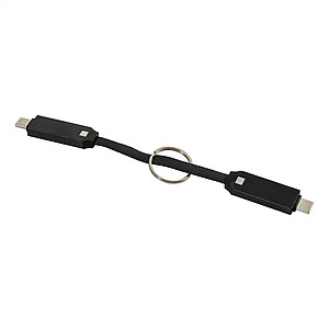 Přívěsek na klíče 60W kabel USB-C, černá