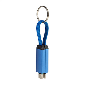 Přívěsek na klíče 60W kabel USB-C, královská modrá