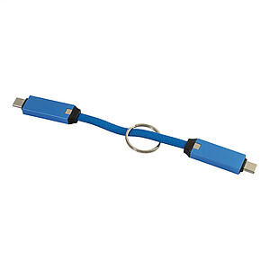 Přívěsek na klíče 60W kabel USB-C, královská modrá