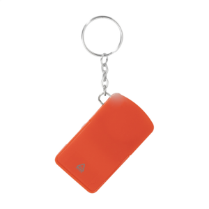 Přívěšek na klíče s mincí do vozíku, červená