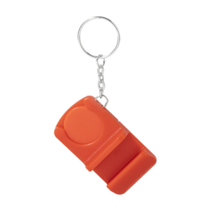 Přívěšek na klíče s mincí do vozíku, červená