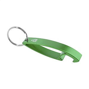Přívěsek na klíče s otvírákem na lahve, světle zelená