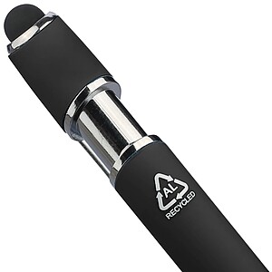 Propiska s pogumovaným tělem, černá