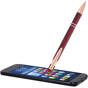 Propiska v barvě růžového zlata, vínová