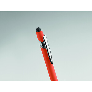Propiska z recyklované hliníku, oranžová