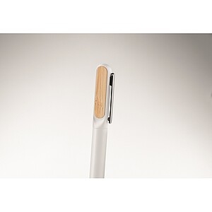 Propiska z recyklovaného hliníku, bílá