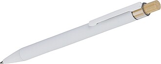 Propiska z recyklovaného hliníku, bílá