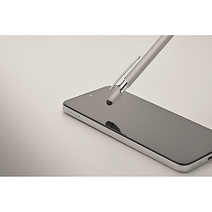 Propiska z recyklovaného hliníku, stříbrná