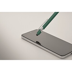 Propiska z recyklovaného hliníku, zelená