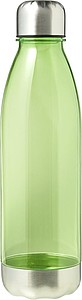 Průhledná láhev na vodu s jemným barevným nádechem. Objem 650ml. Jasně zelená.