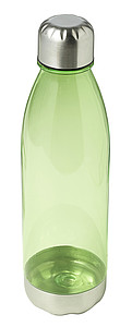 Průhledná láhev na vodu s jemným barevným nádechem. Objem 650ml. Jasně zelená.