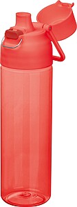 Průhledná tritanová láhev 750 ml, červená