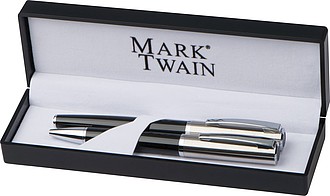 Psací sada značky MARK TWAIN, KP a roller