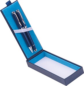 Psací souprava Mark Twain, tmavě modrá