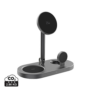 RCS ultra-rychlá 25W magnetická bezdrátová stolní nabíječka, šedá
