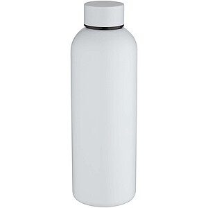 Recyklovaná jednoplášťová nerezová fľaša 750 ml, biela